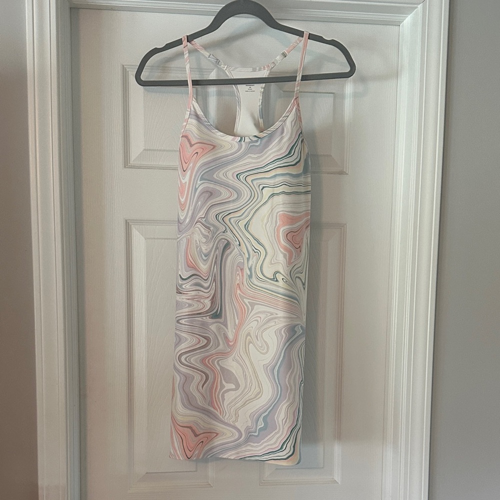Old Navy Pastel Swirl Mini Dress